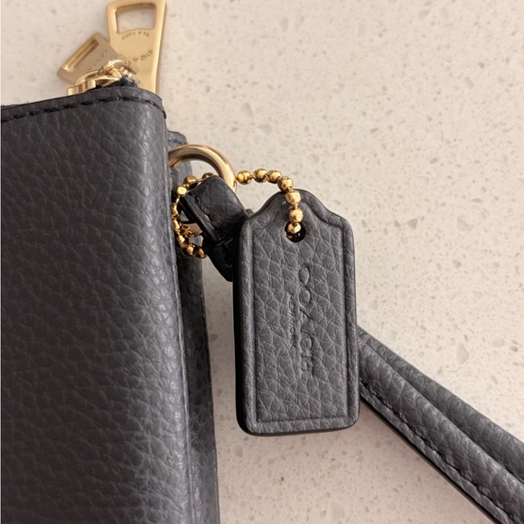 COACH Midnight Blue Leather Wristlet and Wallet Set - Picture 8 of 14